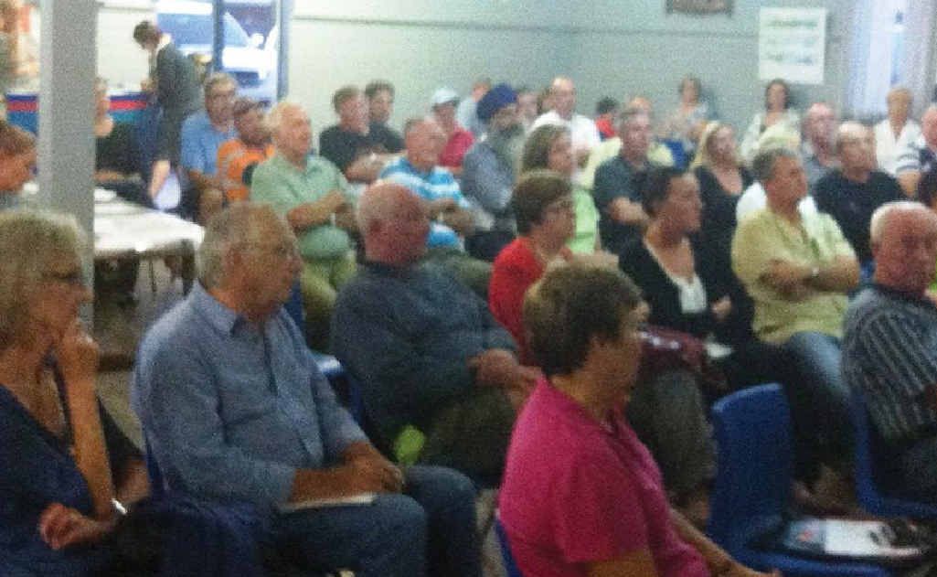 Bucca residents learn more about the proposed centre. Bucca residents learn more about the proposed centre.